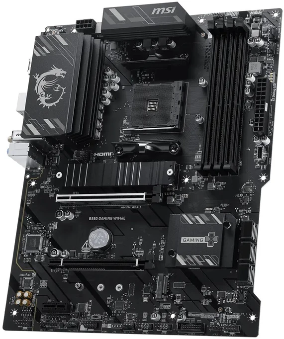 MSI B550 GAMING WIFI6E pagrindinė plokštė AMD B550 AM4 lizdas