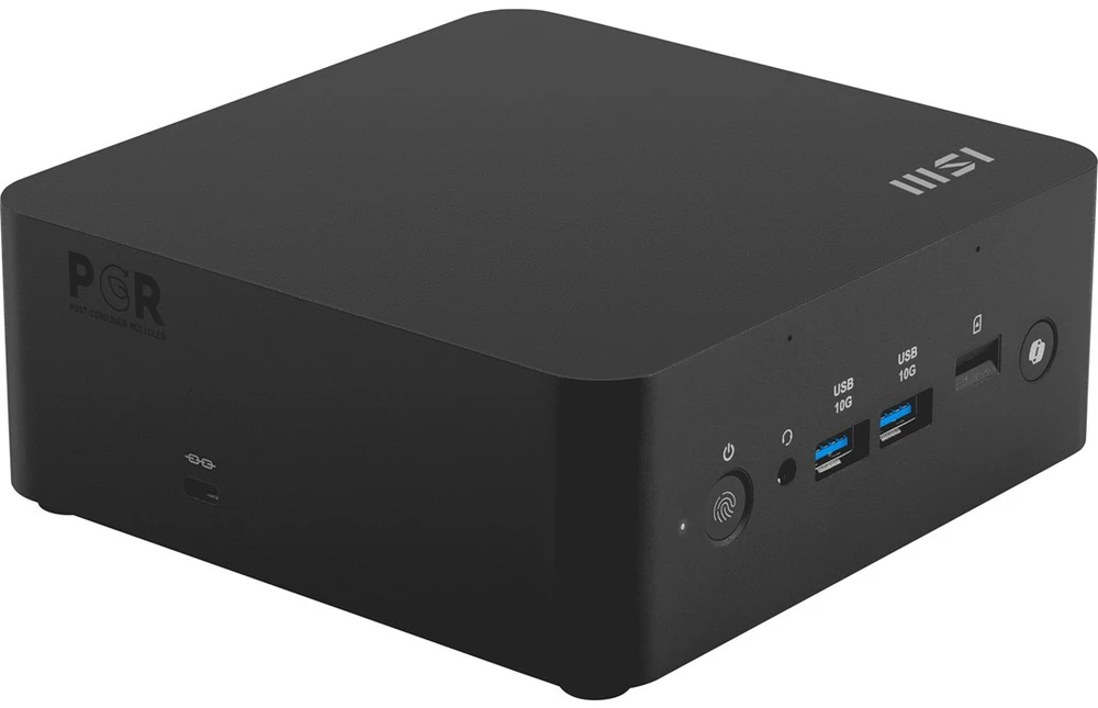 MSI Cubi NUC AI+ 2MG-039AT asmeninis kompiuteris / darbo stotis Copilot+ PC Intel Core Ultra 7 258V 32 GB LPDDR5x-SDRAM 1 TB SSD Mini PC Mini kompiuteris Juoda