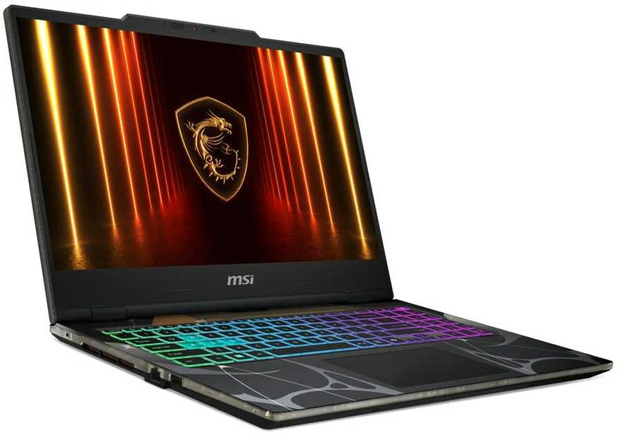 MSI Cyborg 15 B2RWFKG-038XPL Intel Core 7 240H Nešiojamas kompiuteris 39.6 cm (15.6") Full HD 16 GB DDR5-SDRAM 512 GB SSD NVIDIA GeForce RTX 5060 Wi-Fi 6E (802.11ax) NoOS Juodas
