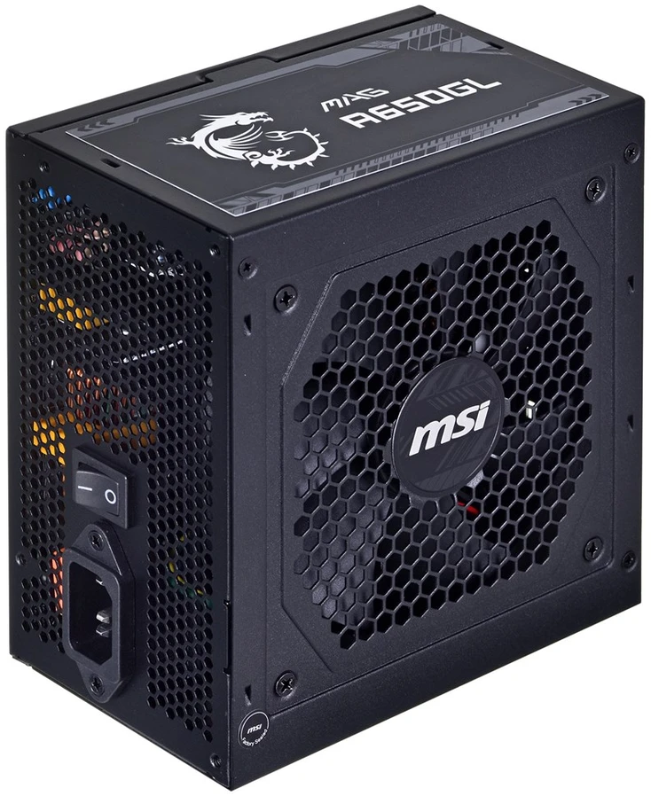 Maitinimo šaltinis MSI MAG A650GL / 80 Plus Gold / 650W