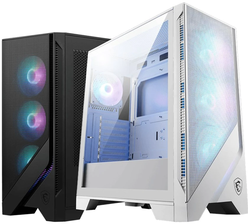 MSI MAG FORGE 320R AIRFLOW Baltas dėklas