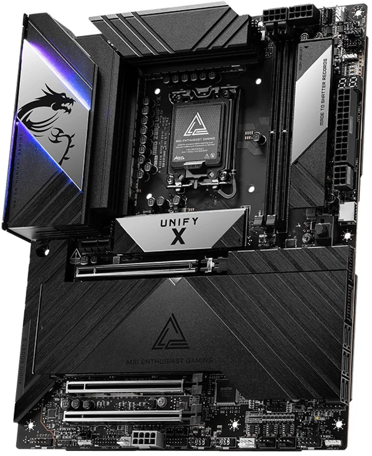 MSI MEG Z890 Unify-X pagrindinė plokštė, 1851 lizdas, Intel Z890, ATX, DDR5