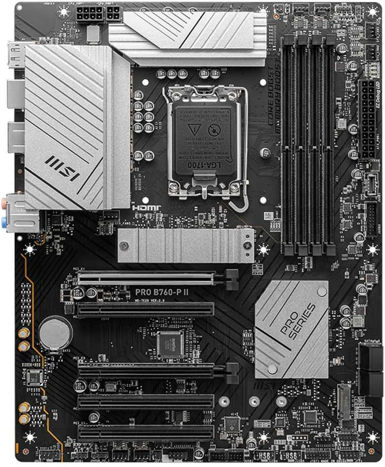 Pagrindinė plokštė MSI PRO B760-P II