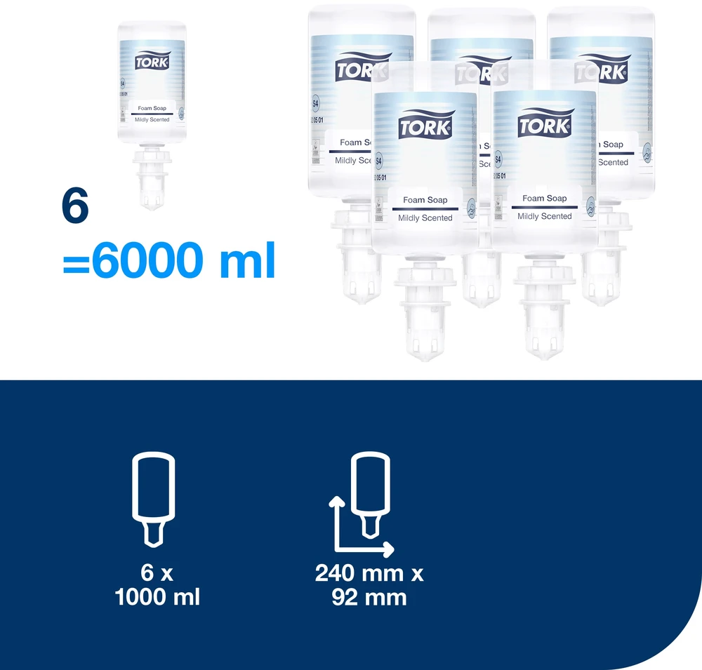 Muilo putos TORK MILD, S4, 520501