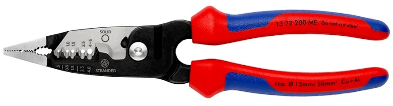 Multifunkcinės replės KNIPEX 1372200ME