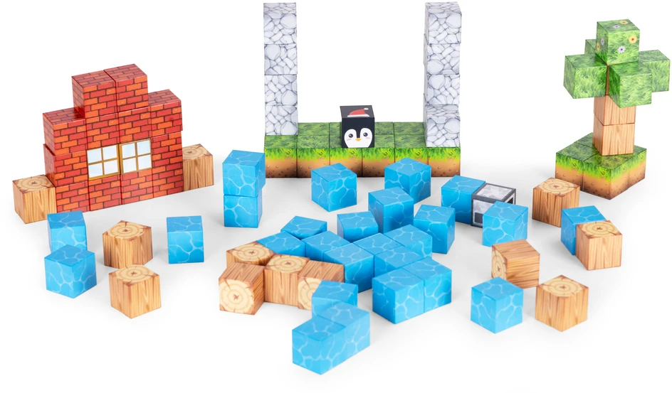 Multistore Magnetinių statybinių kaladėlių rinkinys 87 vnt.