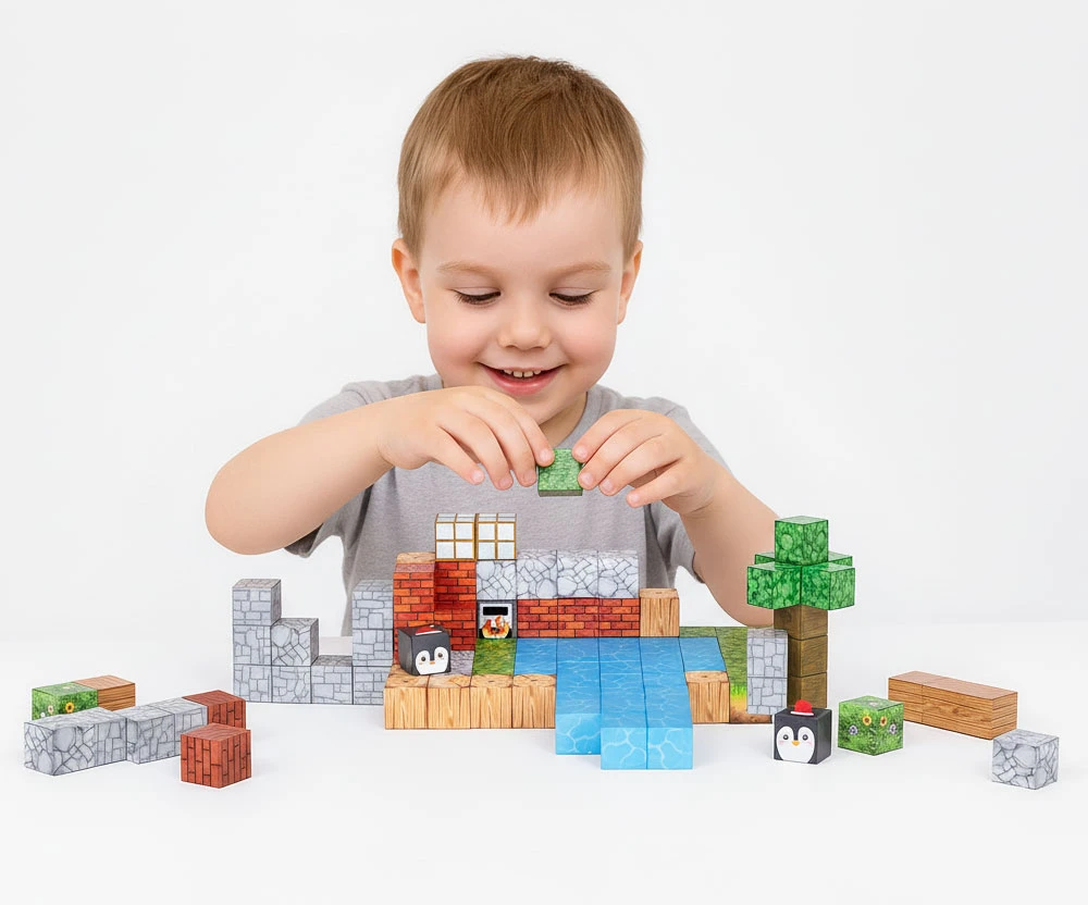 Multistore Magnetinių statybinių kaladėlių rinkinys 87 vnt.