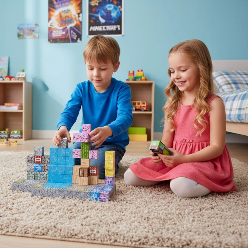 Multistore Magnetinių konstruktorių rinkinys vaikams 112 dalių