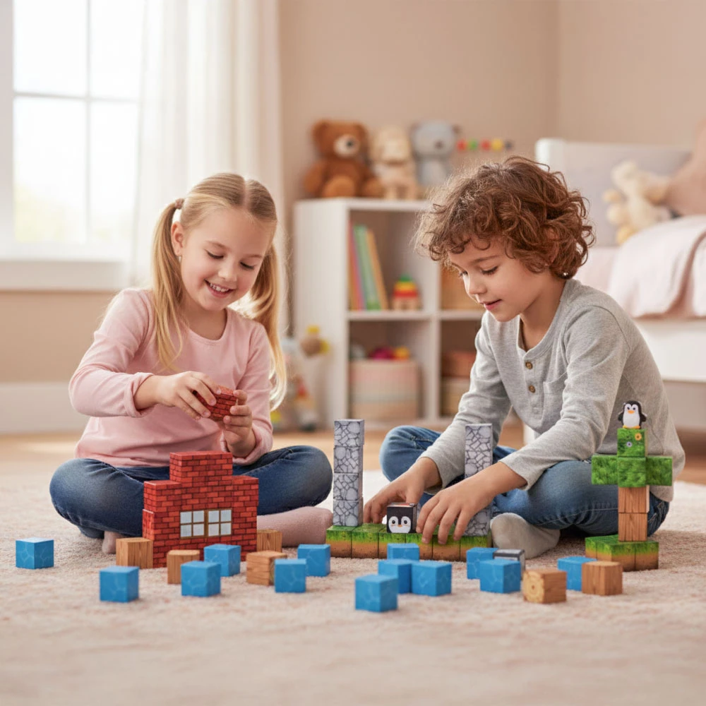 Multistore Magnetinių statybinių kaladėlių rinkinys 87 vnt.