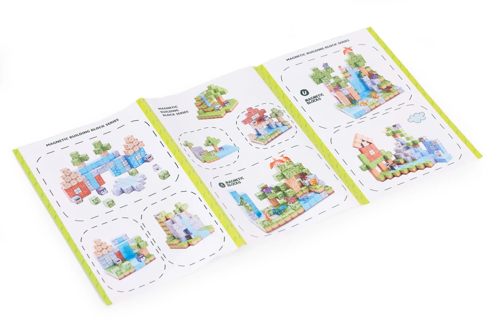 Multistore Magnetinių statybinių kaladėlių rinkinys 87 vnt.