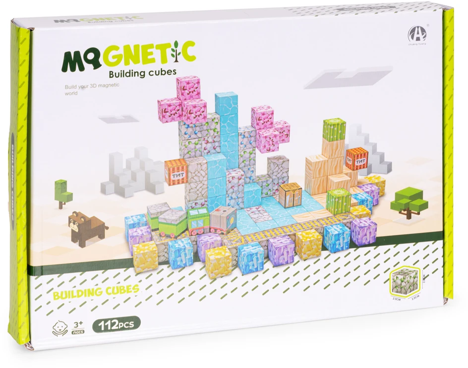 Multistore Magnetinių konstruktorių rinkinys vaikams 112 dalių