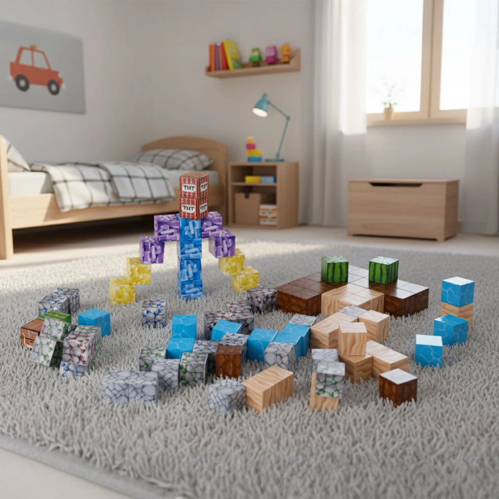 Multistore Magnetinių konstruktorių rinkinys vaikams, 88 dalys