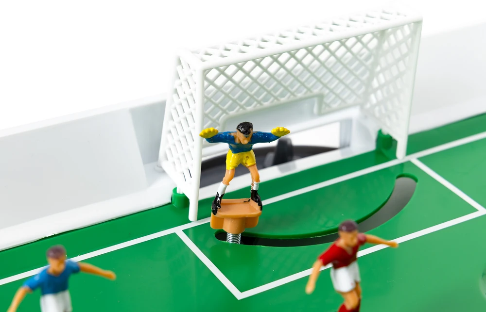 Multistore Mini stalo futbolo žaidimas ant spyruoklių 22 žaidėjams