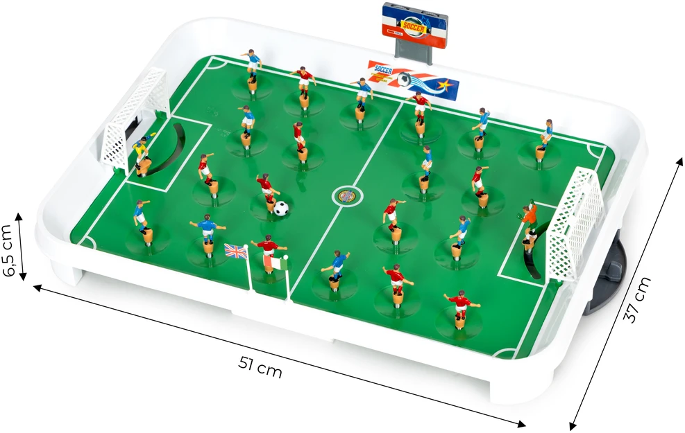 Multistore Mini stalo futbolo žaidimas ant spyruoklių 22 žaidėjams