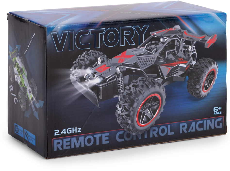 Multistore Nuotoliniu būdu valdomas visureigis RC, mastelis 1:18, galiniais ratais varomas, baterija 3.7V 500mAh