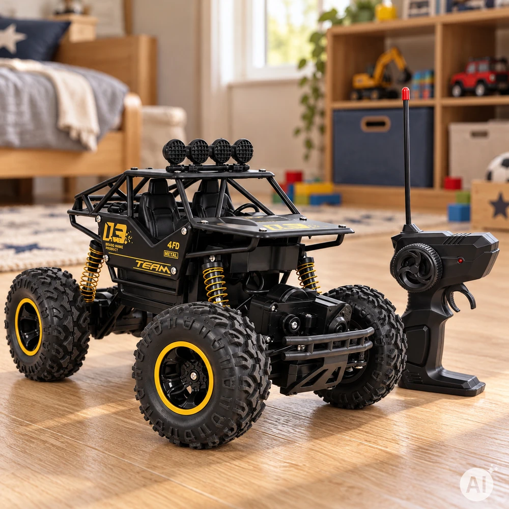 Multistore Nuotoliniu būdu valdomas visureigis RC automobilis 1:16 mastelio 4×4 pavara 4.8V 2000mAh baterija
