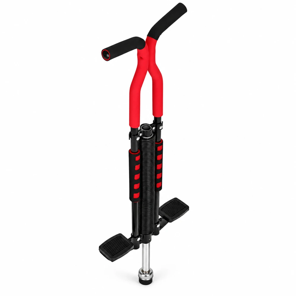 Multistore Pogo lazda vaikams, šokinėjimo lazda iki 80 kg, juoda