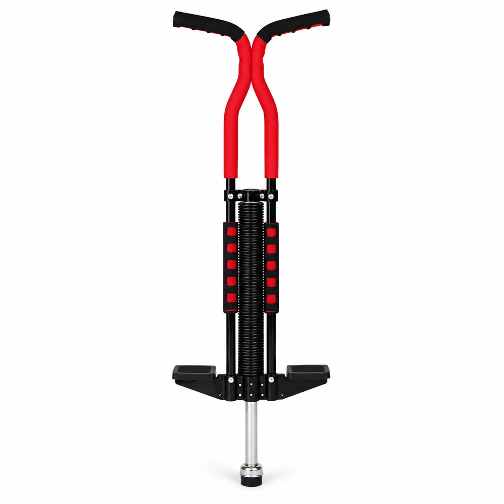 Multistore Pogo lazda vaikams, šokinėjimo lazda iki 80 kg, juoda