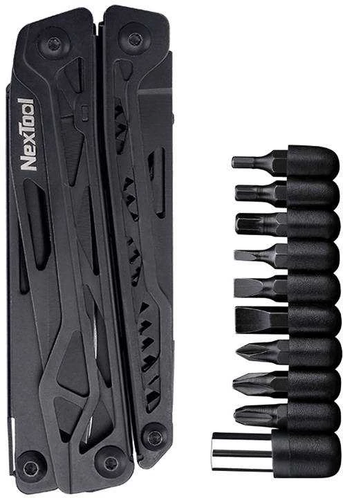 BlackKnight Nextool sulankstytas su antgalių rinkiniu