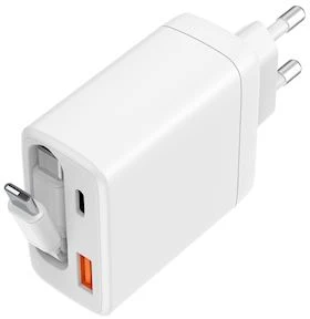 Musthavz 2 Port PD Charger 65W with retractable cable