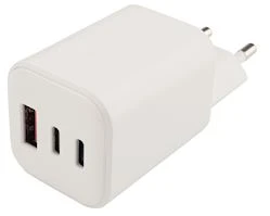 Musthavz 3 Port PD Nano Charger 2xUSB-C/USB-A 65W,