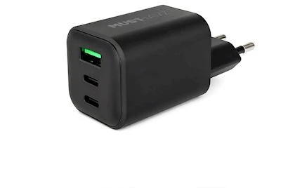 Musthavz 3 Port PD Nano Charger 2xUSB-C/USB-A 65W,
