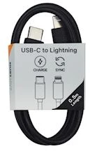 Musthavz to Go USB-C to Lightning Cable 0.5 meter,