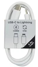 Musthavz to Go USB-C to Lightning Cable 0.5 meter,
