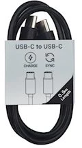 Musthavz to Go USB-C to USB-C Cable 0.5 meter, juodas