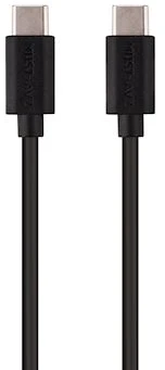Musthavz to Go USB-C to USB-C Cable 1.0 meter, juodas