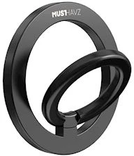 Musthavz MagLoop Ring Stand, Titanium Juodas