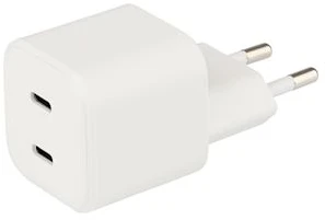 Musthavz Nano Smart Double USB-C PD Charger 40W, baltas
