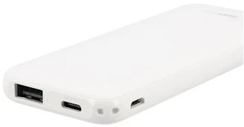 Musthavz Slim 5,000 mAh power bank, baltas