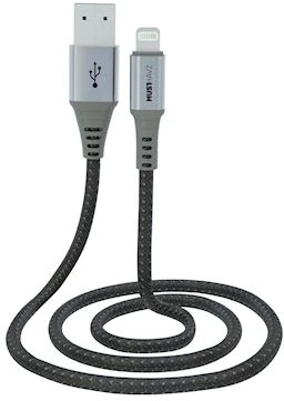Musthavz USB-A to Lightning MFi Nylon Cable 1m
