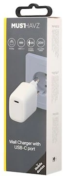 Travel Charger 20W USB-C By Musthavz Baltas