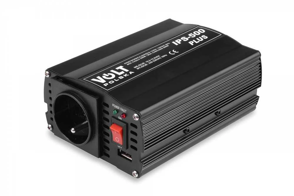 Inverteris Volt IPS-500 Plus - 12VDC/230VAC 350/500W