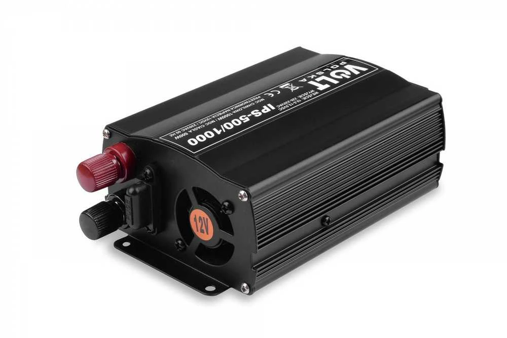 Volt Įtampos keitiklis 12-230 V, IPS 500W- 1000VA