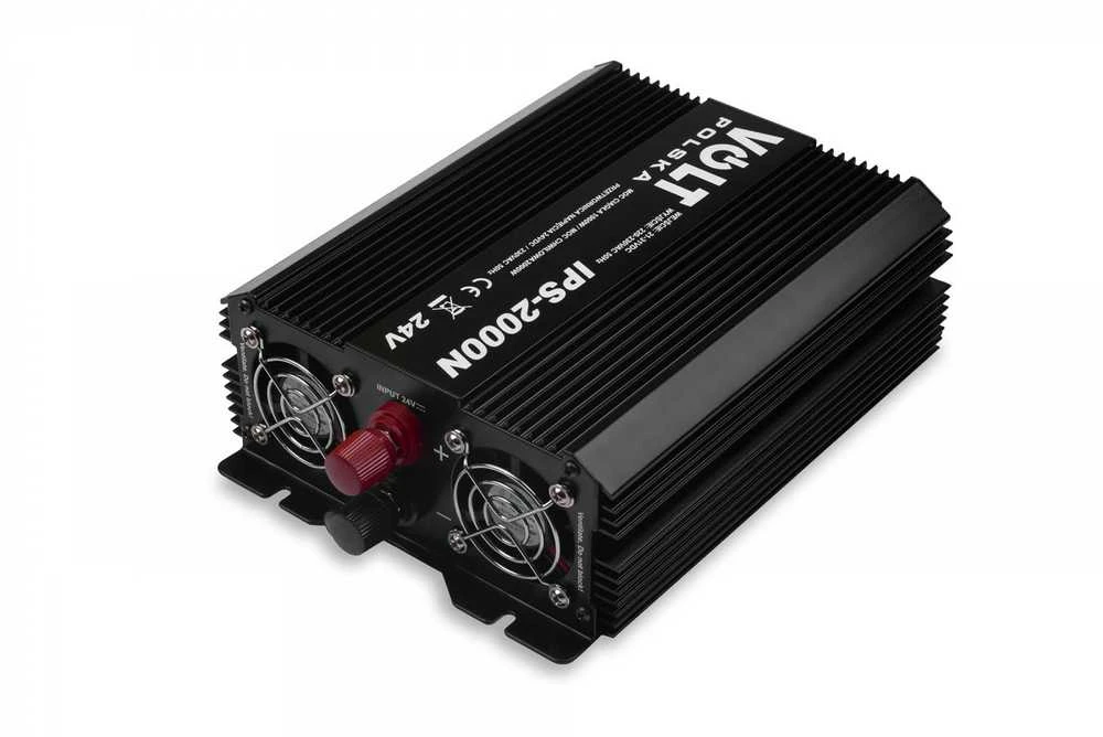 Volt Myk Auto Įtampos keitiklis 24/230V (1000/2000W)