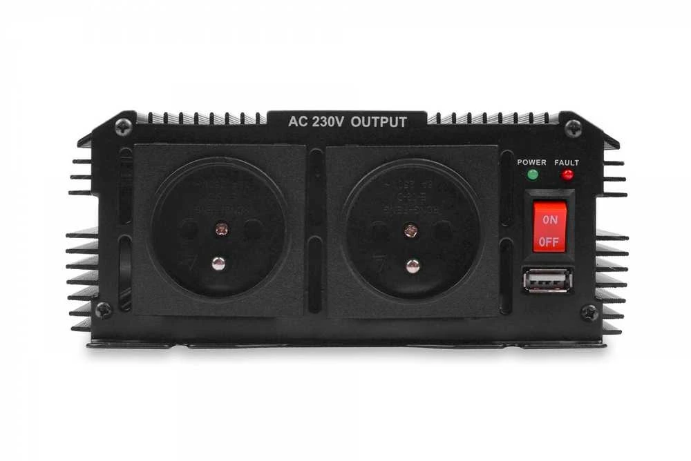 Volt Myk Auto Įtampos keitiklis 24/230V (1000/2000W)