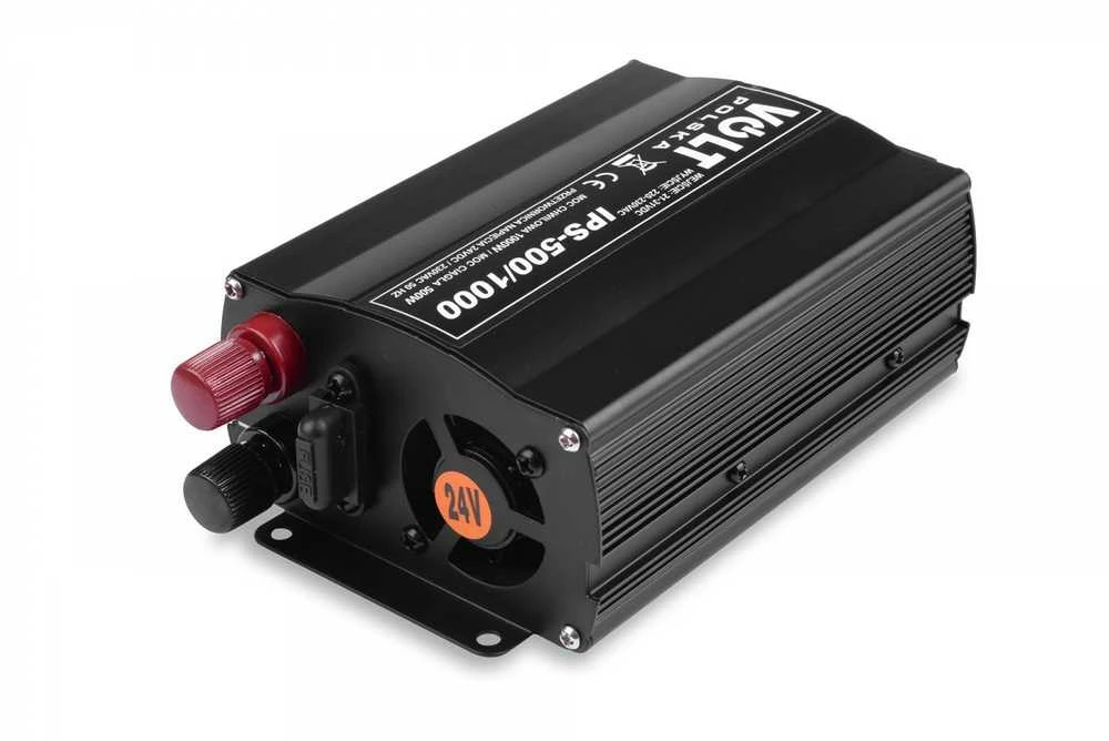 Myk Auto Įtampos keitiklis 24/230V (500/1000W)