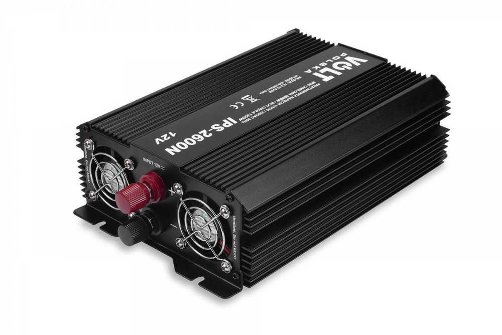 Volt Myk Auto Įtampos keitiklis IPS 12/230V (1300/2600W)