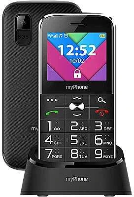 Mobilusis telefonas MyPhone Halo C, juodos spalvos