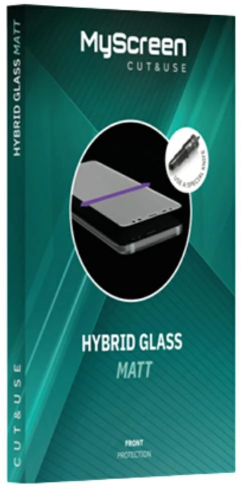 MyScreen CUT&USE apsauginė plėvelė 7″ HYBRID GLASS Matinis DRY 4.0 TOP (SHARK)
