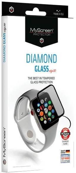 „MyScreen MS Diamond Glass Edge 3D 2.5D Apple Watch Ultra/Ultra 2 49mm“ sidabrinis