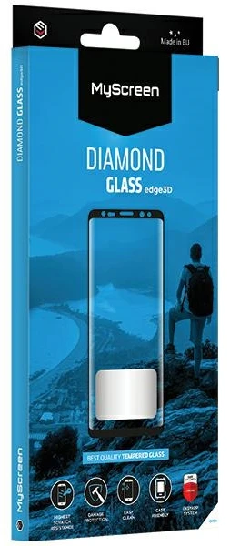 MyScreen MS Diamond Glass Edge 3D Xiaomi 13 Pro juodas Apsauginis stiklas
