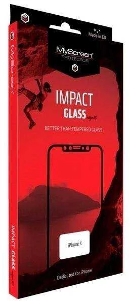 MyScreen MS ImpactGLASS Edge 3D Apple iPhone X/Xs/11 Pro juodos spalvos HybrydGlass 8H