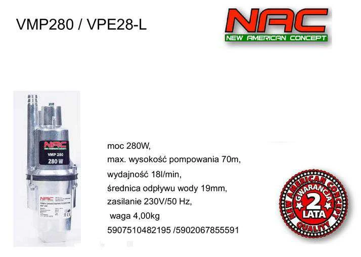 NAC DEMBRANO SIURBLIS 280W VPE28-L