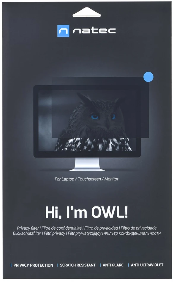 „Natec Owl“ 17,3' 16:9 (383 x 215 mm)