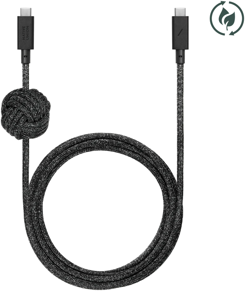 „Native Union Anchor“ kabelis 240 W – USB-C laidas – USB-C, 3 m (cosmos)