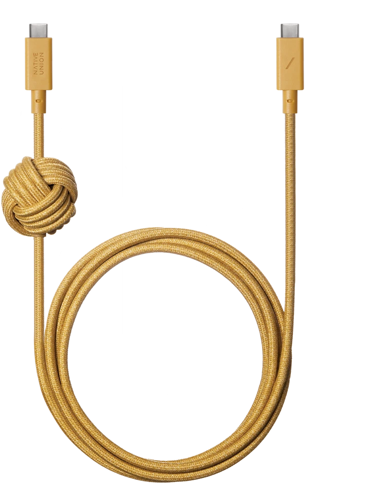 „Native Union Anchor“ kabelis 240 W – USB-C laidas – USB-C, 3 m (kraft)